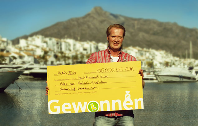 Lottoland Spieler Peter gewinnt 100.000 Euro Lottoland Spieler Peter gewinnt 100.000 Euro