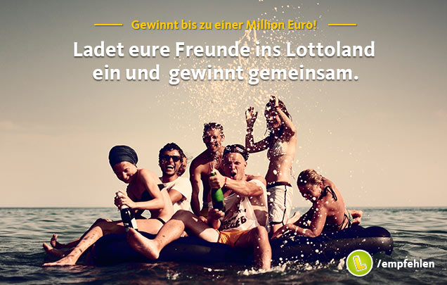 Lade deine Freunde ein und gewinnt gemeinsam! Lade deine Freunde ein und gewinnt gemeinsam!