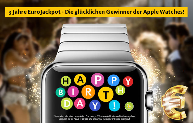Lottospieler freuen sich über Apple Sport Watches Lottospieler freuen sich über Apple Sport Watches