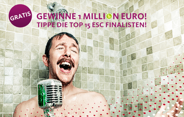 Beim Eurovision Song Contest 1 Million gewinnen! Beim Eurovision Song Contest 1 Million gewinnen!