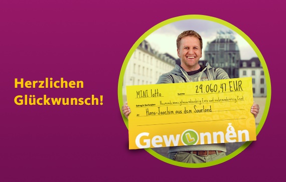 MINI lotto Jackpot Gewinner im Lottoland