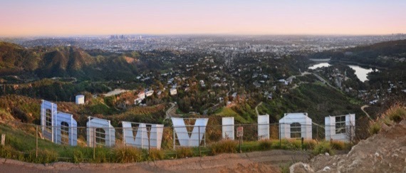 Blick auf Los Angeles