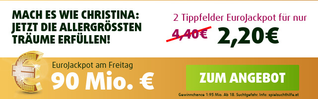 EuroJackpot-Angebot für Neukunden