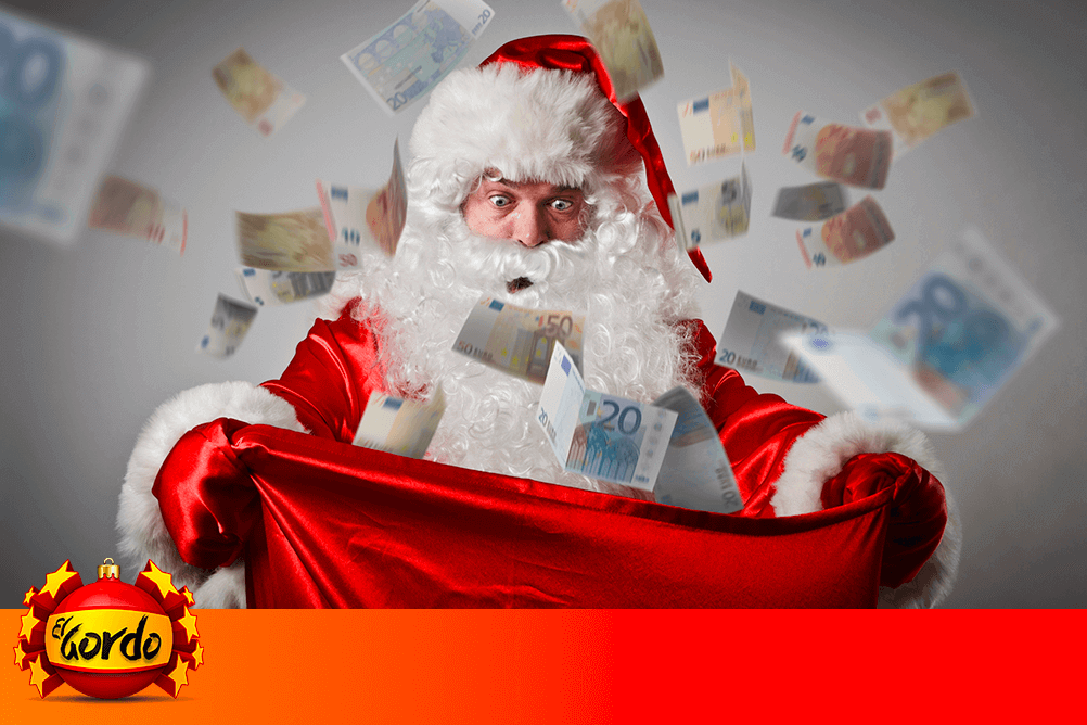 El Gordo Gewinner 2021 Der Weihnachtsmann freut sich über El Gordo Gewinner im Lottoland