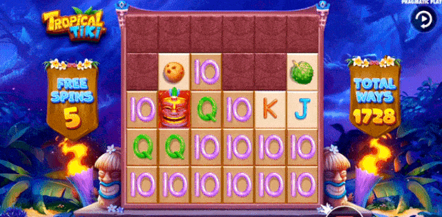 Tropical Tiki Slot Vorschau Gif