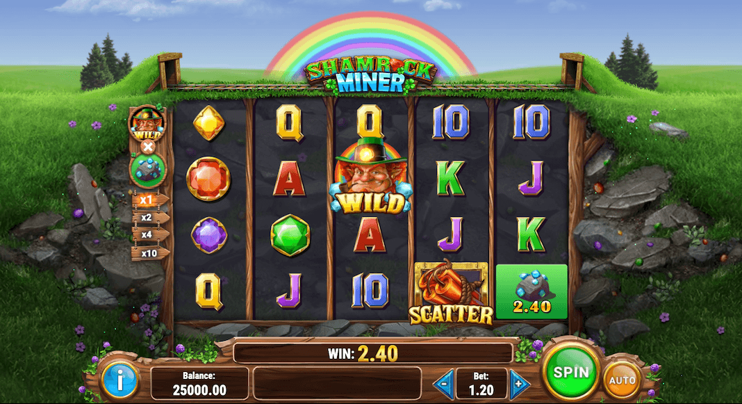 Shamrock Miner irischer Bergmann-Slot von Play'n GO