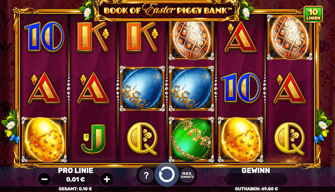 Book of Easter Piggy Bank Slot